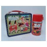 Vintage Hector Heathcote 1964 metal lunch box and