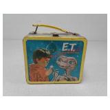 ET  the Extra-Terrestrial 1982 metal lunch box