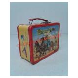 Vintage 1964 Wagon Trail metal lunch box by