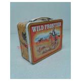 Vintage Wild Frontier metal Lunch Box by Ohio art