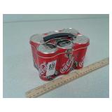 Coca-Cola 6-pack can metal container / lunch box