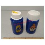 2 WWF thermoses 1985, 1987