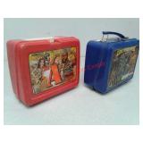 The A-Team and GI Joe plastic lunch boxes -