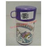 1990 My Little Pony thermos with lid