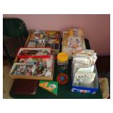 SEWING ITEMS - THREAD, SCISSORS, BUTTONS, PATTERNS