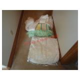 3 AFGHANS - CHENILLE BLANKET