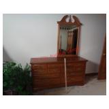 THOMASVILLE 7 DRAWER DRESSER W/ MIRROR