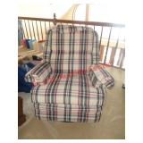 2 RECLINING SWIVEL ROCKER CHAIRS - LIKE NEW