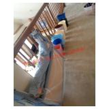 PLAYPEN (NICE CLEAN CONDITION) & TRASH CANS
