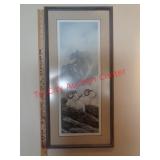 BIG HORN SHEEP FRAMED PICTURE