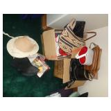 PURSES, HATS, PONCHO +