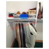 HANKIES, BLETS, TIES, SUITS, BEN SHERMAN HANGER
