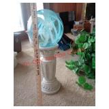 GLASS BALL DECO ON STAND