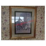 DOG / HORSE FRAMED PICTURE