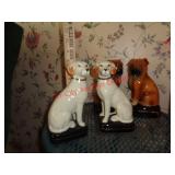 2 SETS TAKAHASHI DOG BOOKENDS - MADE IN JAPAN