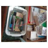 NOTE PADS, PAPER, POSTCARDS, PAPERCLIPS +