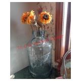 GLASS EAGLE JAR