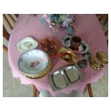 BRASS / WOOD DECO & PLATES, BOWLS +++