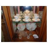 TEACUPS, SAUCERS, GLASSWARE & MORE