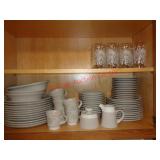 NORITAKE CHINA DISHWARE & GLASSES