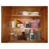 CORELLEWARE, DRINKING GLASSES, PLASTIC PLATES +++