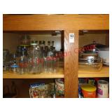PYREX CASSEROLE DISHES, JARS +++