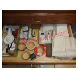 MASKING TAPE, RAGS, NEW KNIFE SHARPENER  +++