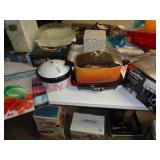 ELEC ROASTER, HANDY MIXER, CUTTING BOARD, COOKER