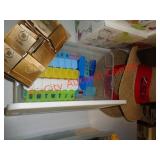 STRAW HATS, PILL CONTAINERS, MATCHBOOKS