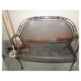 METAL PATIO BENCH SEAT