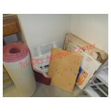 STEERING WHEEL TABLE, CORK BOARD, PATIO TABLE  +++
