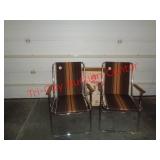 2 ZIP DEE FOLDING CHAIRS - LIKE NEW IN BOX