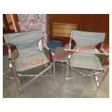 2 FOLDING CAMPING CHAIRS