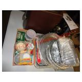 MUFFIN CUPS, ALUM BAKING PANS, COFFEE MAKER +++