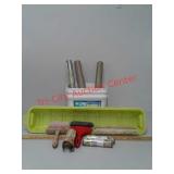 Wallpaper and border with assorted supplies
