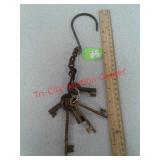 Railroad padlock keys