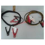 2 battery jumper cables