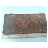 1957 30-day Nebraska in transit middle license