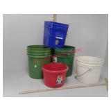 5 various buckets