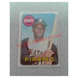1969 Topps Roberto Clemente Pirates baseball