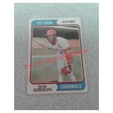 1974 Topps Bob Gibson St Louis Cardinals Baseball