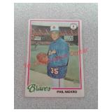 1978 Topps Phil Niekro Atlanta Braves Baseball