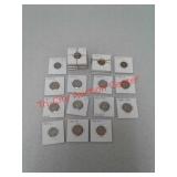 29 coins - nickels, pennies