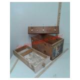 Vintage wood Sno boy apple crate, kitchen drawer,