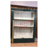 > Antique hutch armoire with two shelves & 2