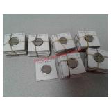 61 nickels coins - various years