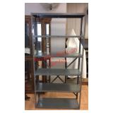 > Metal 5 shelf Storage organizer measures 6’H  x