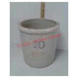 10 gallon Red Wing stoneware crock