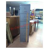 >5 drawer metal filing cabinet, lock does not