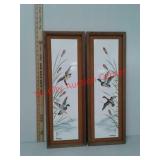 Mallard duck ceramic tile wall Deco pictures